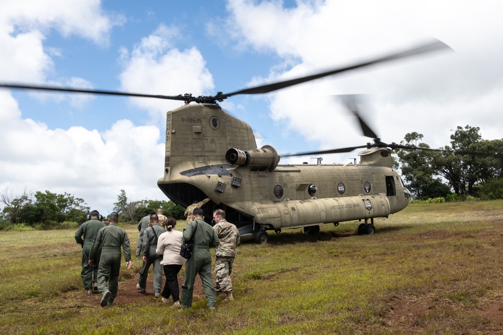 Philippine Air Force Commander Flies with Hawaii Guard, Observes Rotary-Wing Capabilities