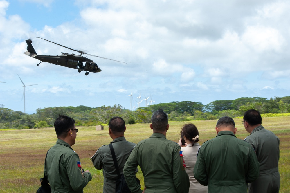 Philippine Air Force Commander Flies with Hawaii Guard, Observes Rotary-Wing Capabilities
