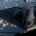 B-2 Spirit stealth bombers refuel during combat mission