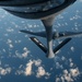 B-2 Spirit stealth bombers refuel during combat mission