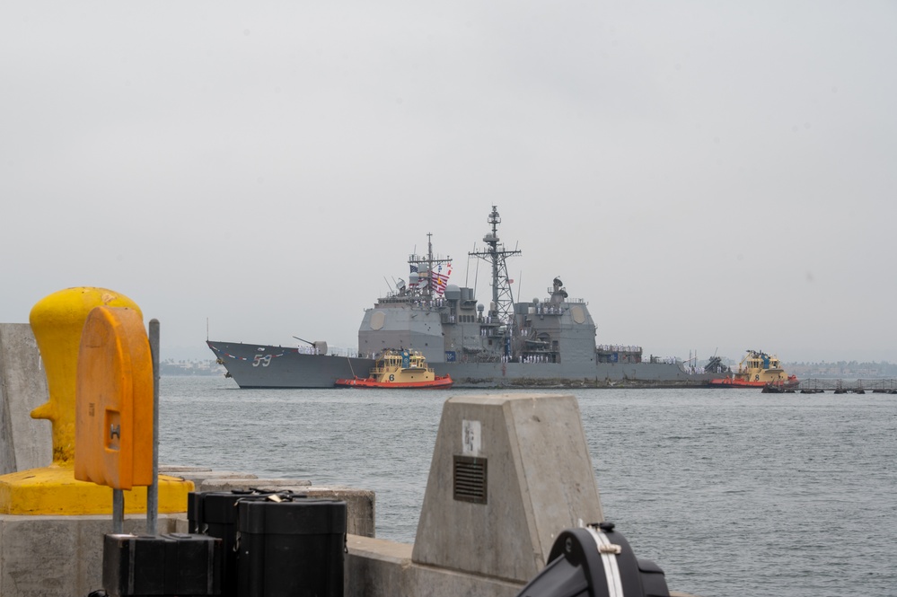 USS Princeton (CG 59) Returns to Homeport