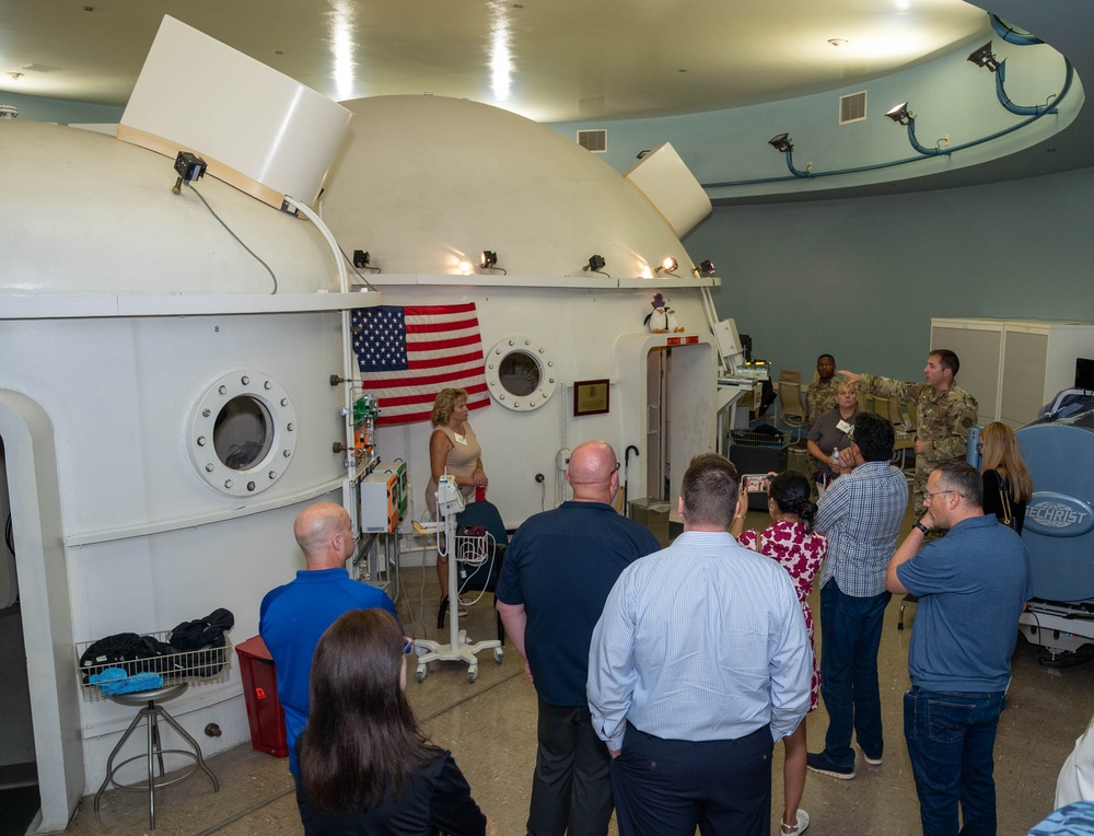 Travis conducts honorary commanders MDG tour