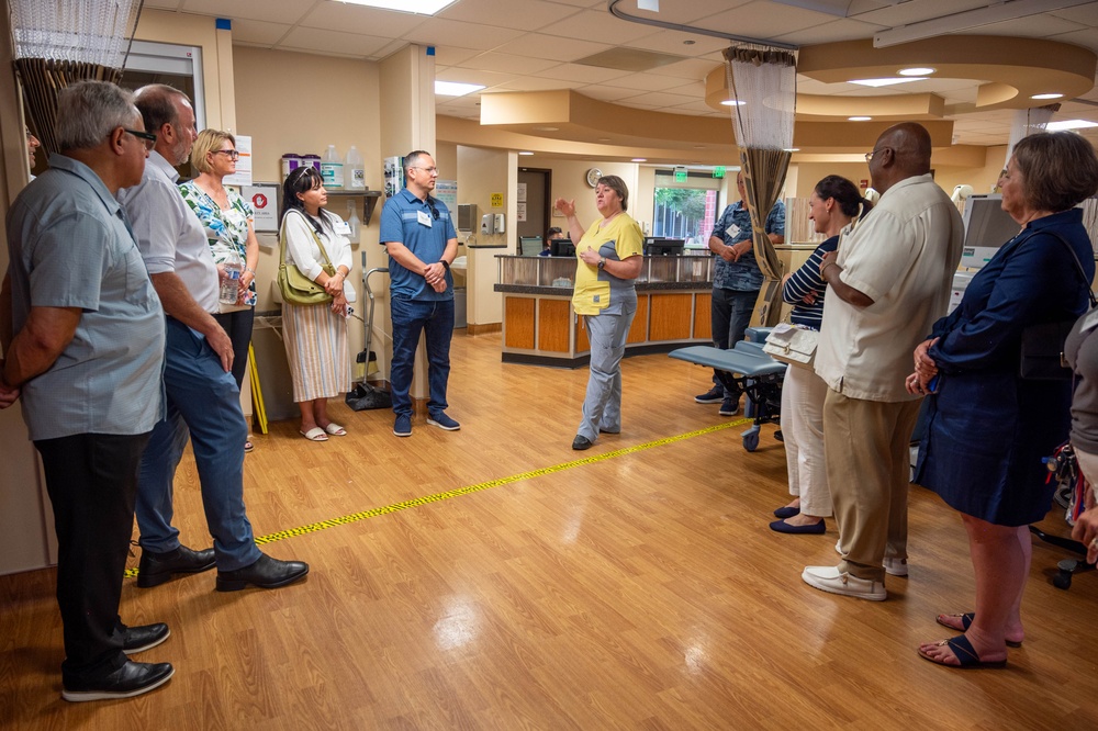 Travis conducts honorary commanders MDG tour