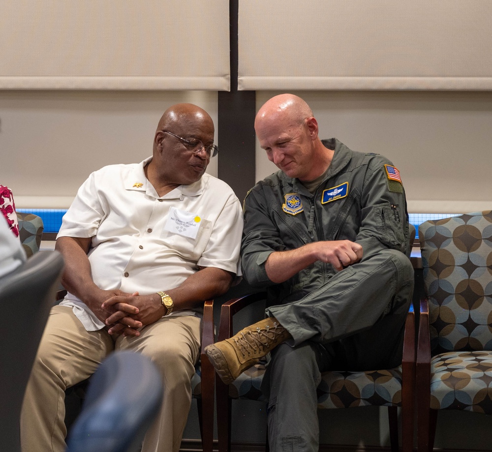 Travis conducts honorary commanders MDG tour