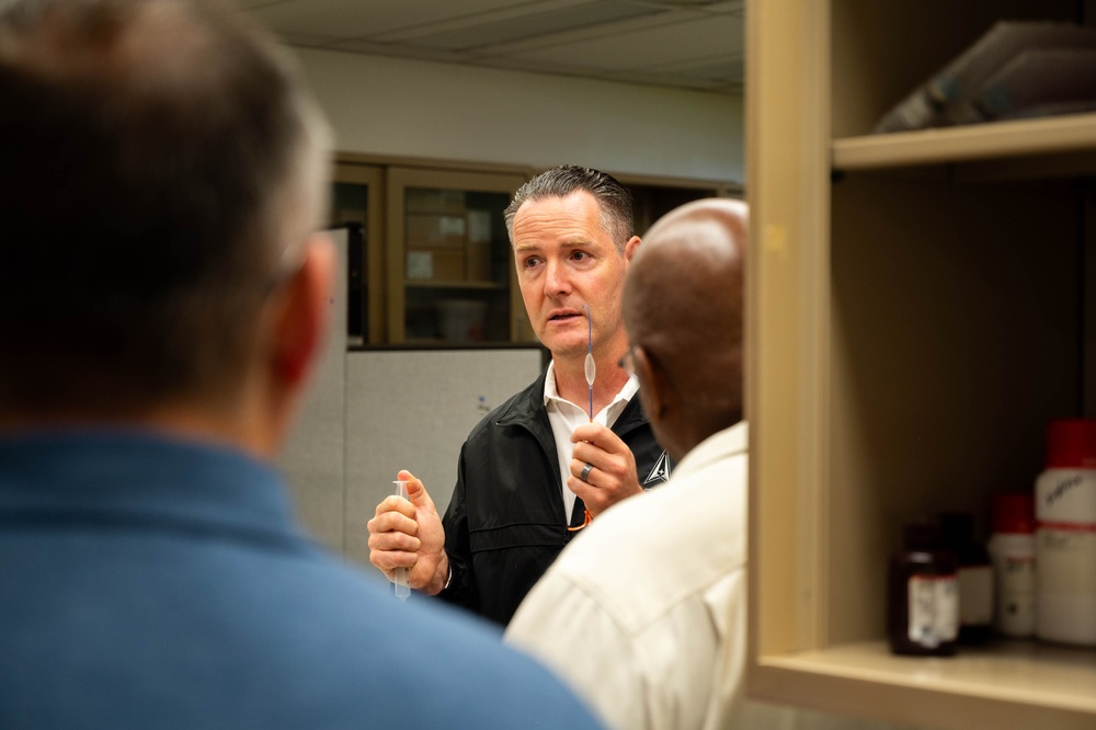 Travis conducts honorary commanders MDG tour