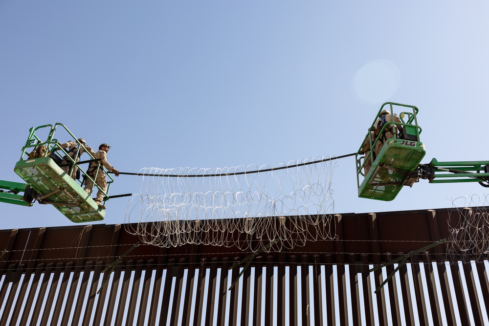 JTF-SB Marines continue barrier reinforcement operations