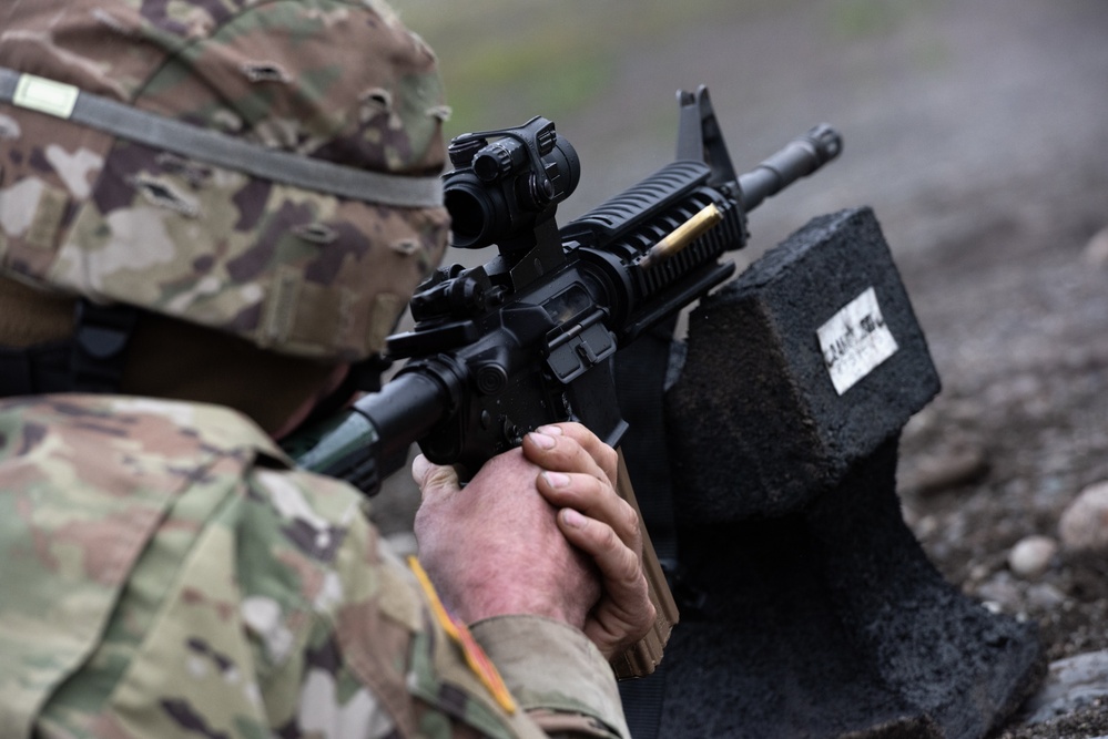 Alaska Army National Guardsmen hone small arms marksmanship
