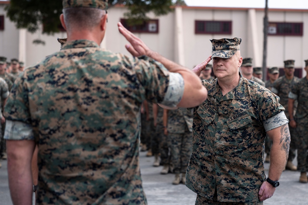 11th MEU Marine is Frocked to Master Gunnery Sergeant