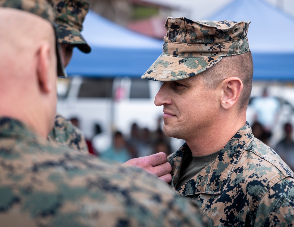 11th MEU Marine is Frocked to Master Gunnery Sergeant