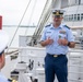 U.S. Coast Guard Chief Warrant Officer Colin Hopkins promotion ceremony on the Queen Mary