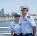 U.S. Coast Guard Chief Warrant Officer Colin Hopkins promotion ceremony on the Queen Mary