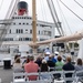 U.S. Coast Guard Chief Warrant Officer Colin Hopkins promotion ceremony on the Queen Mary