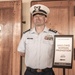 U.S. Coast Guard Chief Warrant Officer Colin Hopkins promotion ceremony on the Queen Mary