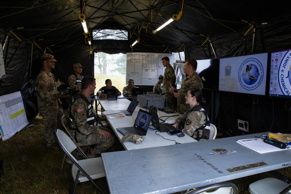 821st Troop Command Battalion CERFP exercise at Camp Rilea