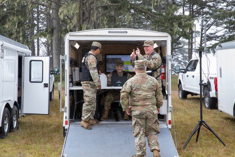 821st Troop Command Battalion CERFP exercise at Camp Rilea