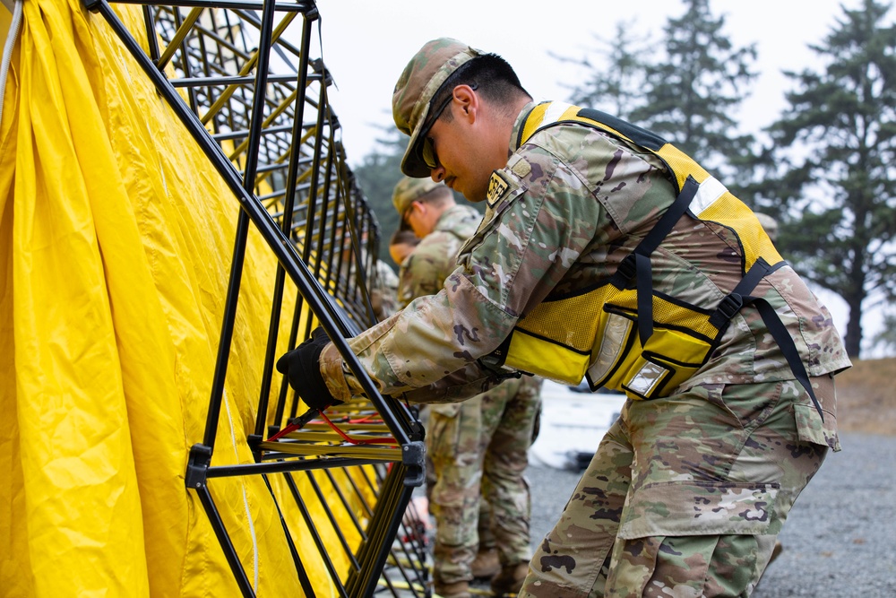 821st Troop Command Battalion CERFP exercise at Camp Rilea