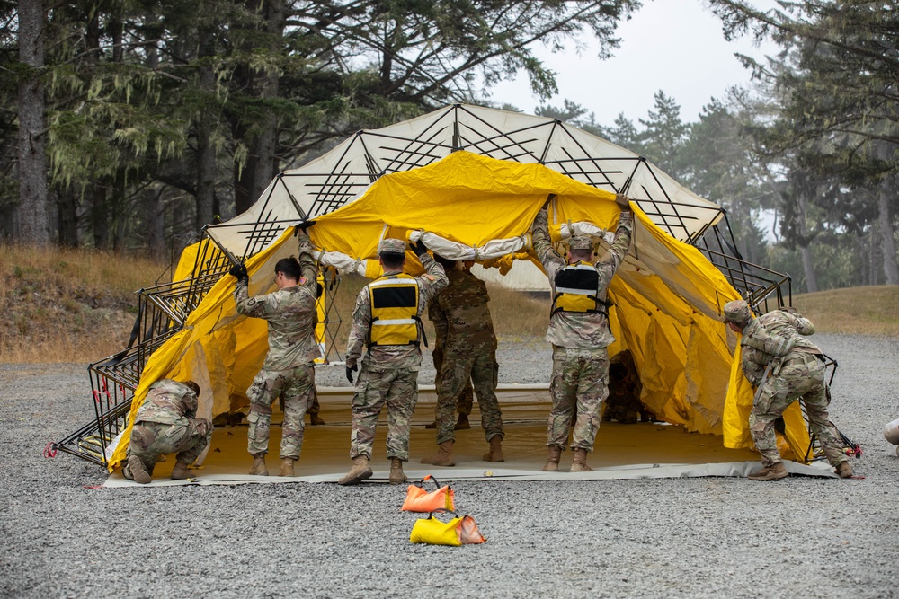 821st Troop Command Battalion CERFP exercise at Camp Rilea