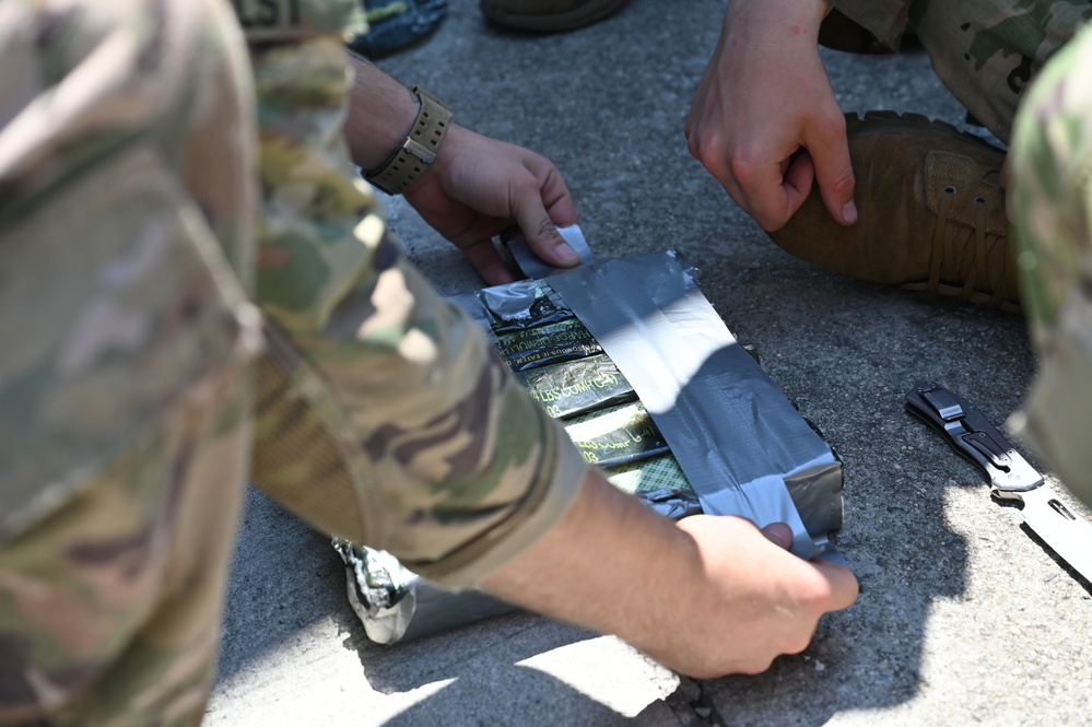 Combat engineers from 299th BEB certify demolition skills during Engineer Qualification Table II