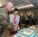 403rd AFSB commander Col. Henry Brown relinquishes command to Col. Jason Book in change of command ceremony