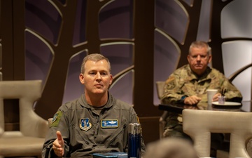 Candid conversations over coffee at Commander Leadership Course