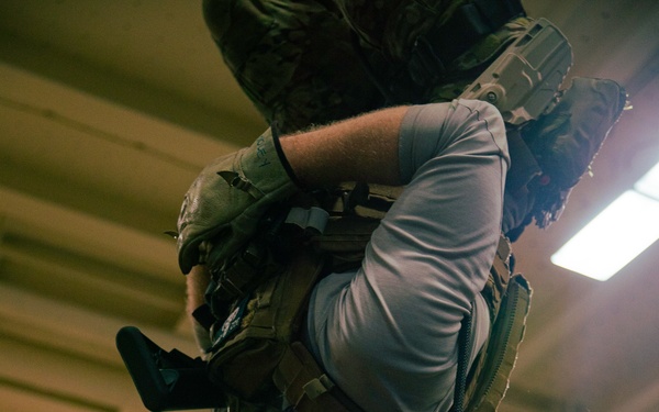 EODMU 5 Sailors Conduct Fast Rope Drills