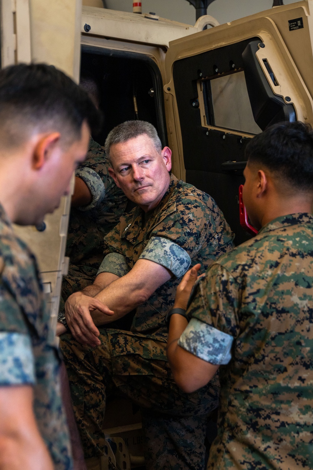 3d MLR Gets Visited by Maj. Gen. Mowery to Showcase Equipment