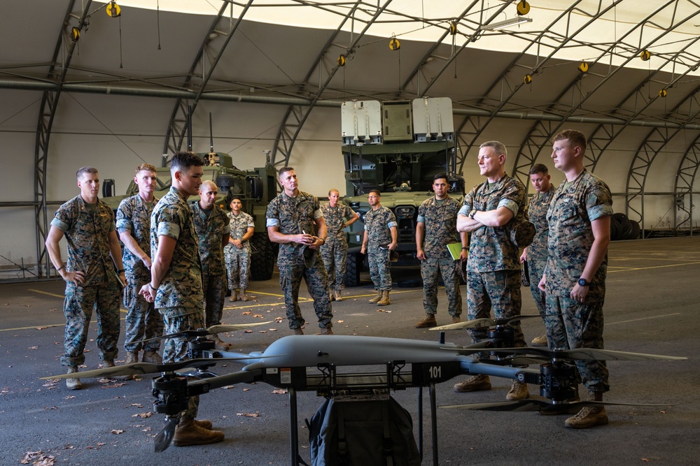 3d MLR Gets Visited by Maj. Gen. Mowery to Showcase Equipment