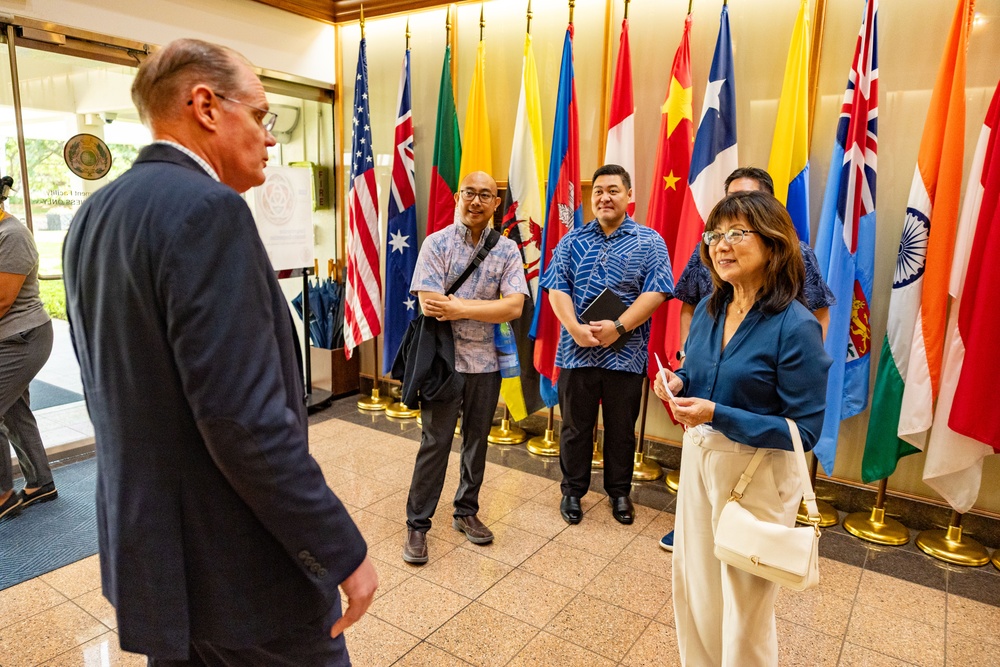 DKI APCSS welcomes Hawaii House Speaker Nadine Nakamura.