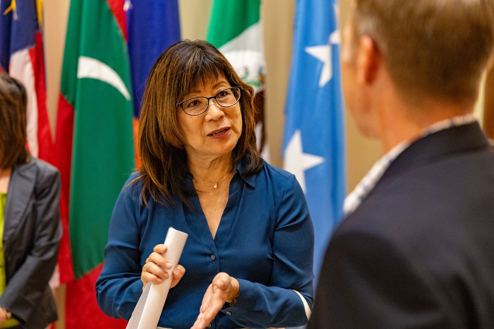 DKI APCSS welcomes Hawaii House Speaker Nadine Nakamura.