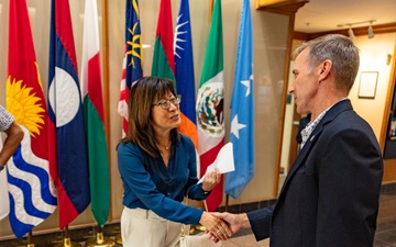 DKI APCSS welcomes Hawaii House Speaker Nadine Nakamura.