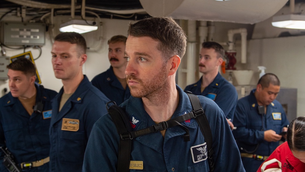 USS Theodore Roosevelt Zone Inspection
