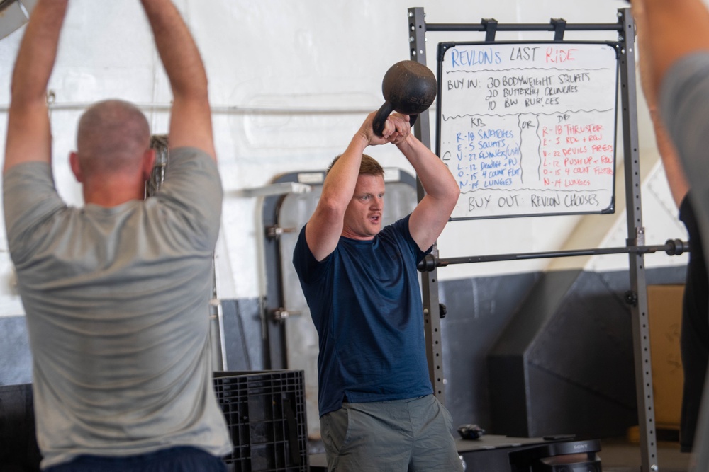 USS Theodore Roosevelt Fitness