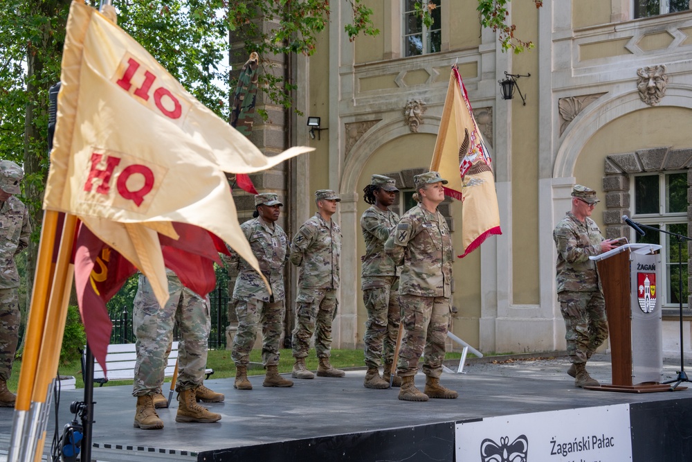 Georgia Guard Unit Transfers Logistics Mission to Illinois Guard Unit After Nine-Month Rotation