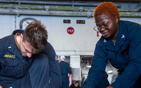 USS America (LHA 6) Conducts Mass Casualty Training