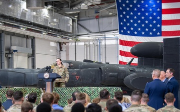 VPOTUS hosts troop engagement at RAF Fairford
