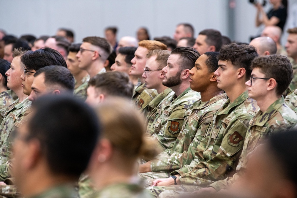 VPOTUS hosts troop engagement at RAF Fairford