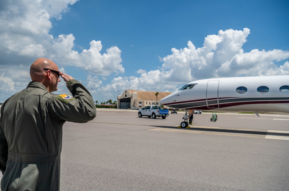 Royal Saudi Air Force Chairman of the General Staff arrives at MacDill AFB