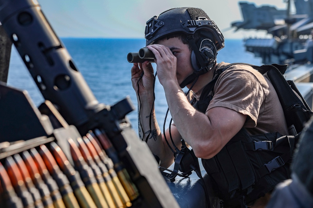 USS Gerald R. Ford (CVN 78) Transits the Strait of Gibraltar