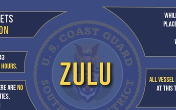 Coast Guard Captain of the Port sets Port Condition Zulu