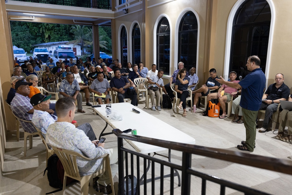 Palau Government, DoD host public meeting on Peleliu South Dock rehabilitation, improvements