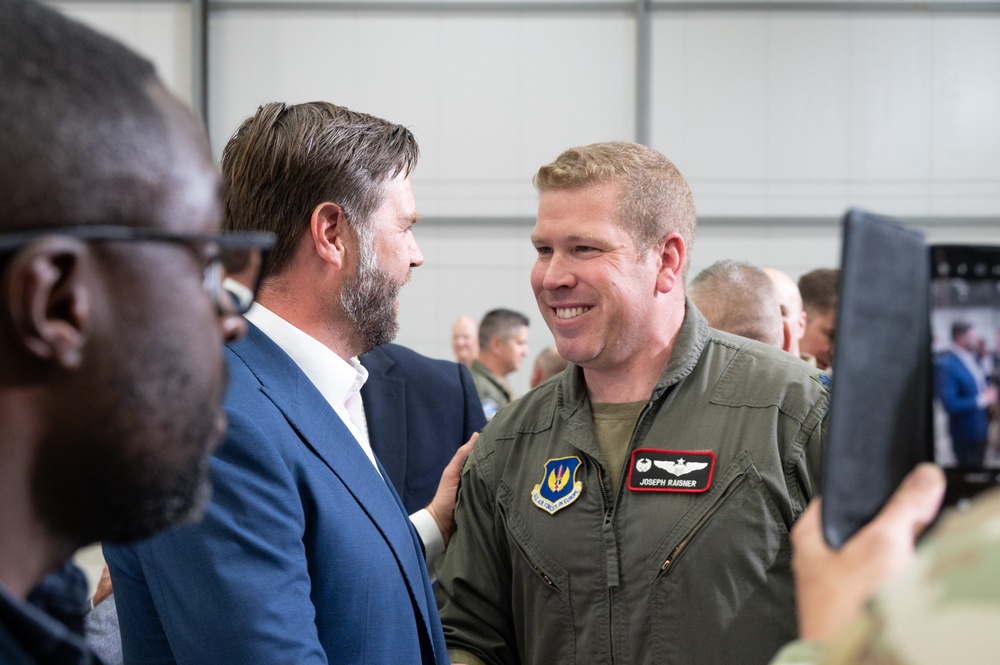 Vice President JD Vance visits RAF Fairford