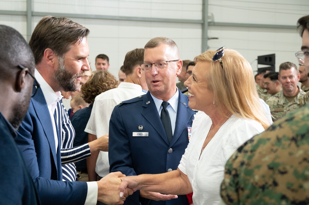 Vice President JD Vance visits RAF Fairford