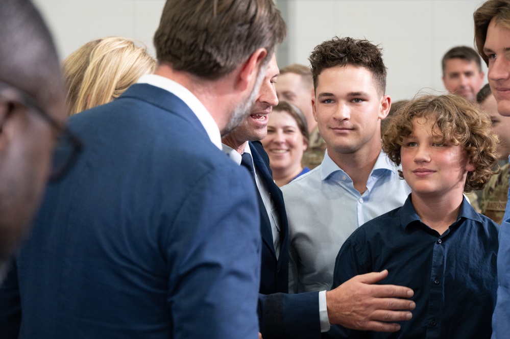 Vice President JD Vance visits RAF Fairford
