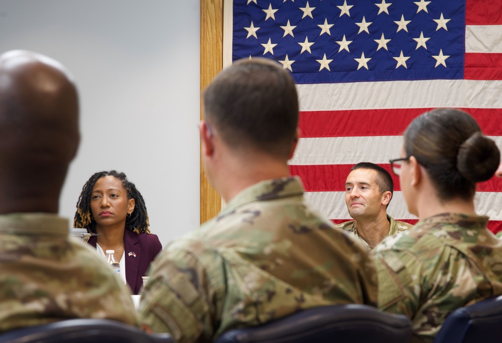 Sec. Mallette visits Seymour Johnson Air Force Base