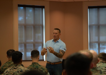 Sgt. Dakota Meyer visits Camp Lejeune