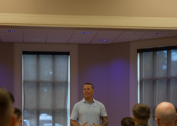 Sgt. Dakota Meyer visits Camp Lejeune