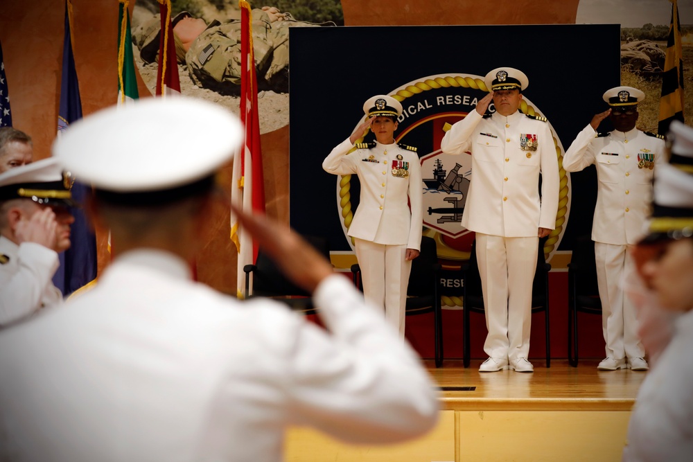 Naval Medical Research Command Holds Change of Command