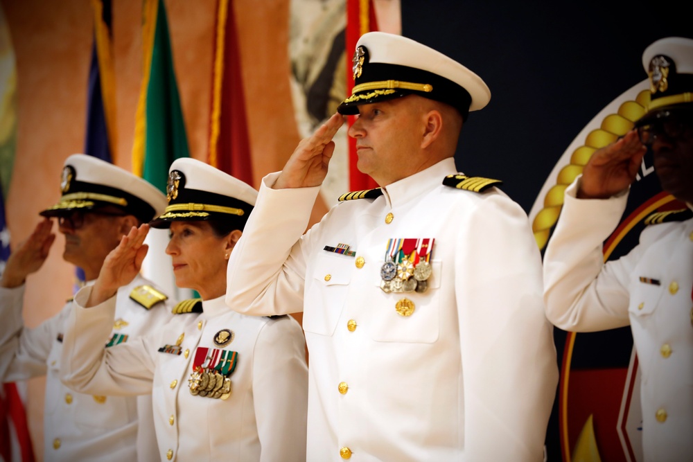 Naval Medical Research Command Holds Change of Command