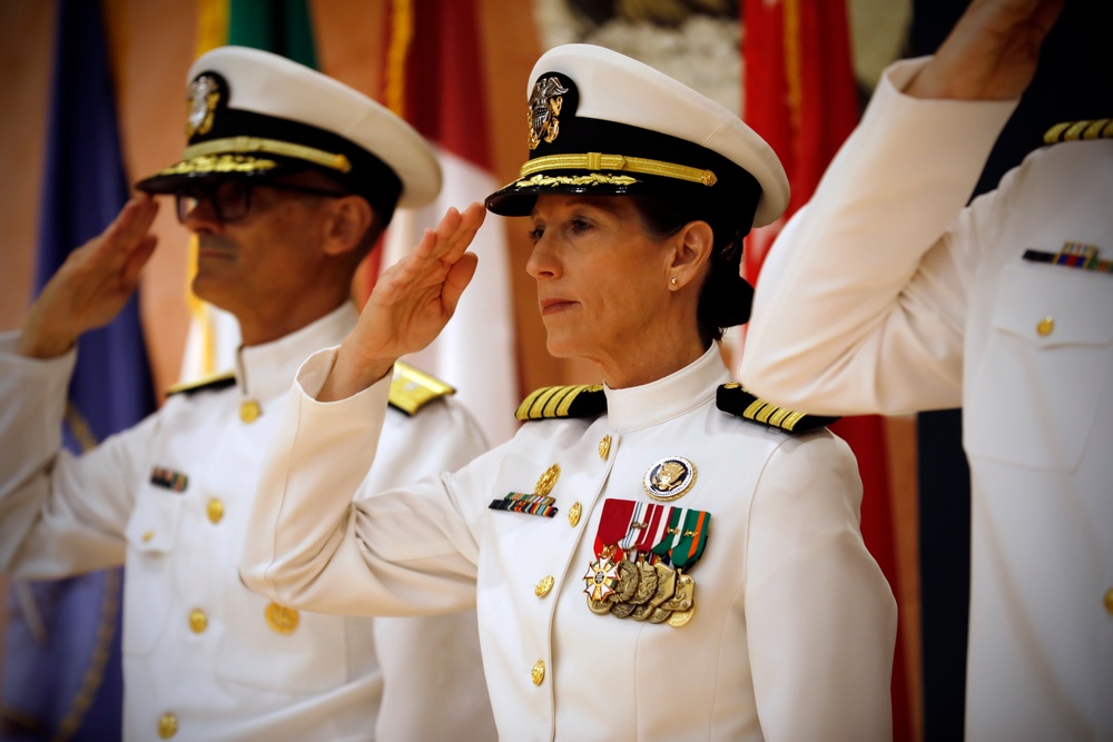 Naval Medical Research Command Holds Change of Command