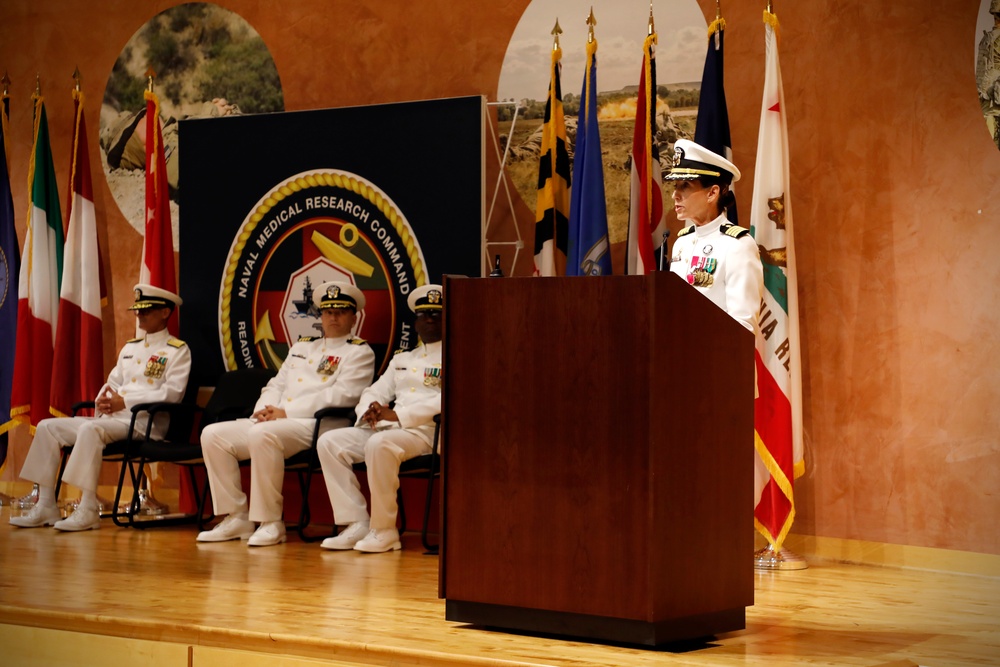 Naval Medical Research Command Holds Change of Command
